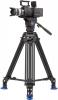 Видео статив Benro A673TMM Dual Stage AL + BV4 Pro Kit 80.5-160 cm (черен)