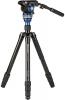 Видео статив Benro A3883 Travel Angel Aero AL + S6Pro 34-184 cm (черен)