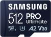 Карта памет Samsung PRO Ultimate 512GB (2023) microSDXC Class 10 + USB 3.0 четец