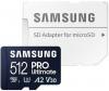 Карта памет Samsung PRO Ultimate 512GB (2023) microSDXC Class 10 + адаптер