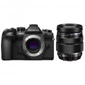 Фотоапарат Olympus OM-D E-M1 II Black тяло + Обектив Olympus M.Zuiko Digital ED 12-45mm f/4 PRO + Обектив Olympus M.ZUIKO ED 17mm f/1.2 PRO