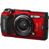 Фотоапарат Olympus TG-5 Red + Olympus CHS-09 RED HANDSTRAP (непотъваща връзка)