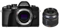 Фотоапарат Olympus OM-D E-M10 Mark III Black тяло + Обектив Olympus M.Zuiko Digital 14-42mm f/3.5-5.6 II R + Обектив Olympus M.Zuiko Digital 45mm f/1.8 Silver + Памет SDXC Lexar Professional 64GB UHS-I U3 C10 V30 95MB/s + Почистващ комплект CARL ZEISS LENS CLEANING KIT PREMIUM + Фоточанта Lowepro Nova 140 AW II Black