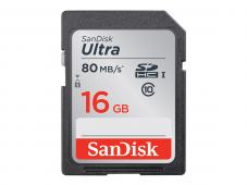 Памет SDHC SanDisk Ultra 16GB UHS-I C10 80MB/s 