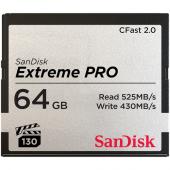 Памет CFast 2.0 SanDisk Extreme Pro 64GB (525MB/s)