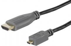 Кабел Vivanco - HDMI/Micro HDMI (1.5метра)