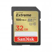 Памет SD SanDisk Extreme 32GB UHS-I U3 C10 V30 100MB/s