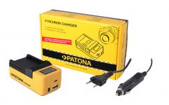 Зарядно устройство Patona за Li-Ion батерия Canon LP-E17 LCD