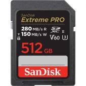 Памет SDXC SanDisk Extreme Pro 512GB UHS-II U3 C10 280 MB/s