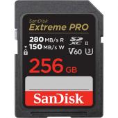 Памет SDXC SanDisk Extreme Pro 256GB UHS-II U3 C10 280 MB/s