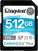 Карта памет Kingston Canvas Go! Plus 512GB SDXC Class 10