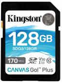 Карта памет Kingston Canvas Go! Plus 128GB SDXC Class 10