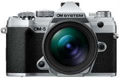 Фотоапарат OM SYSTEM (Olympus) OM-5 сребрист + Обектив M.Zuiko Digital ED 12-40mm f/2.8 Pro II