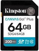 Карта памет Kingston Canvas Go! Plus Gen4 64GB SDXC Class 10