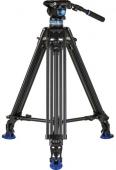 Видео статив Benro A573T Dual Tube AL + S6Pro 75-158 cm (черен)