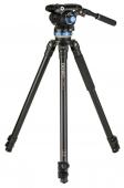 Видео статив Benro A373F Series 3 AL + S8Pro 32.5-163.5 cm (черен)