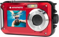 Компактен подводен фотоапарат AgfaPhoto Realishot WP8000 (червен)