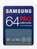 Карта памет Samsung PRO Ultimate 64GB SDXC Class 10/U3/V30 