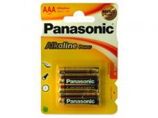 Алкални батерии AAA Panasonic Alkaline Power LR03-4бр.