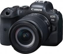 Фотоапарат Canon EOS R6 тяло + Обектив Canon RF 24-105mm f/4-7.1 IS SТM